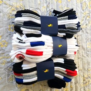 3x6 pack pair of polo ankle socks